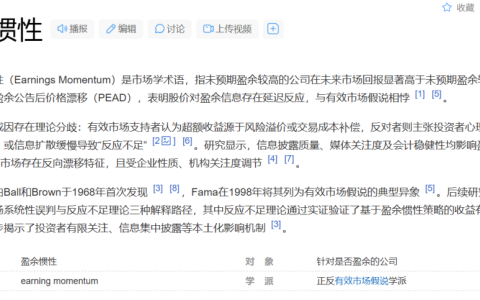 什么是盈余公告后价格漂移效应PEAD（Post-Earnings Announcement Drift）