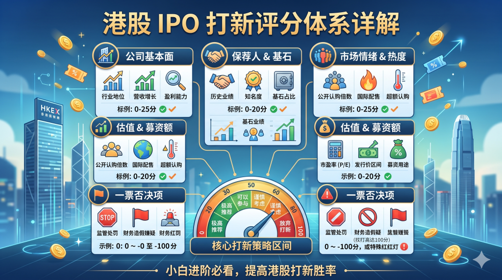 港股 IPO 打新评分体系详解